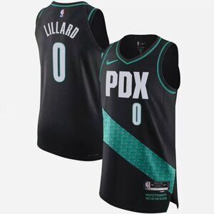 Nike Portland Trailblazers City Edition PDX Damian Lillard Swingman Jersey L 48